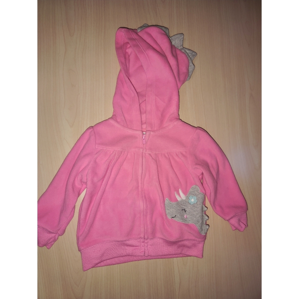 Baby girl Carter's fleece hoody 9m